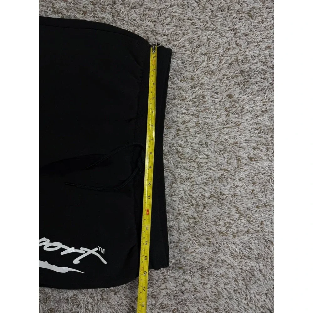 Plein Sport Print White Logo Black Shorts Men's Size Large